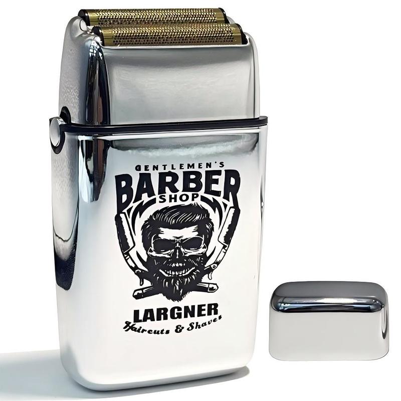 2 in 1 Electric Foil & Bald Shavers, 1 Box Rechargeable Men's Beard Shaver, Portable Reciprocating Razor Blade & Pop-Up Beard Trimmer for Home & Travel, Cordless Portable Shaver