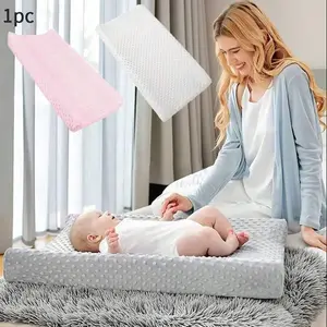 Baby Diaper Changing Pad Set, Soft Skin-Friendly Design, Portable & Foldable, Easy Storage, Detachable Cloth Cover, Ideal for Infants, Newborn