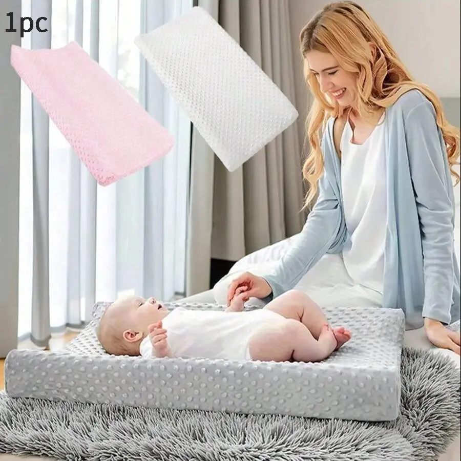 Baby Diaper Changing Pad Set, Soft Skin-Friendly Design, Portable & Foldable, Easy Storage, Detachable Cloth Cover, Ideal for Infants, Newborn