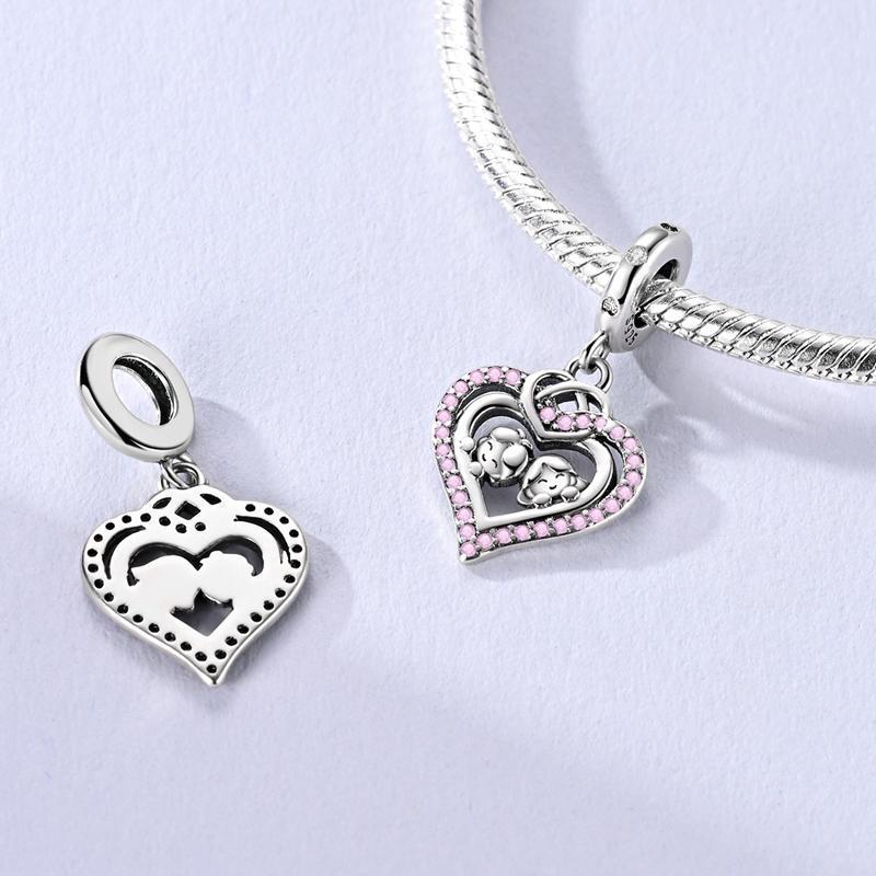 Pink series Charms Plata De Ley 925 Original Heart Pet Cat Dog Bow Handbag luggage Charm Beads Fits Bracelet DIY Jewelry Making Pink series Charms Plata De Ley 925 Original Heart Pet Cat Dog Bow Handbag luggage Charm Beads Fits Bracelet DIY Jewelry Making