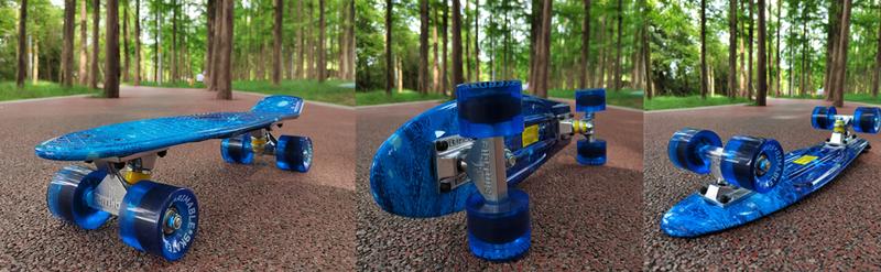 23 Inches Skateboard RIMABLE Complete Rimable's 22 inches skateboard is available in a variety of colors and designs.