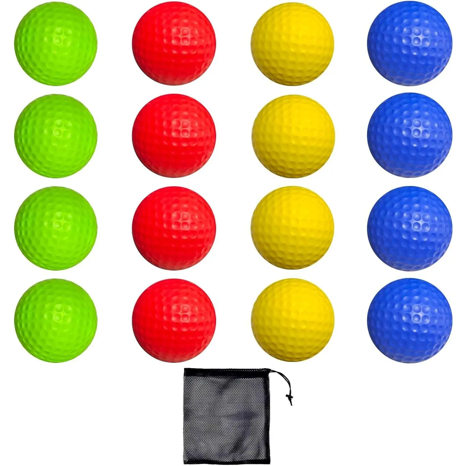Golf Practice Balls 16 or 54 Pack Soft Limited Flight Golf Balls,  for Indoor and Backyard Swing Practice!…