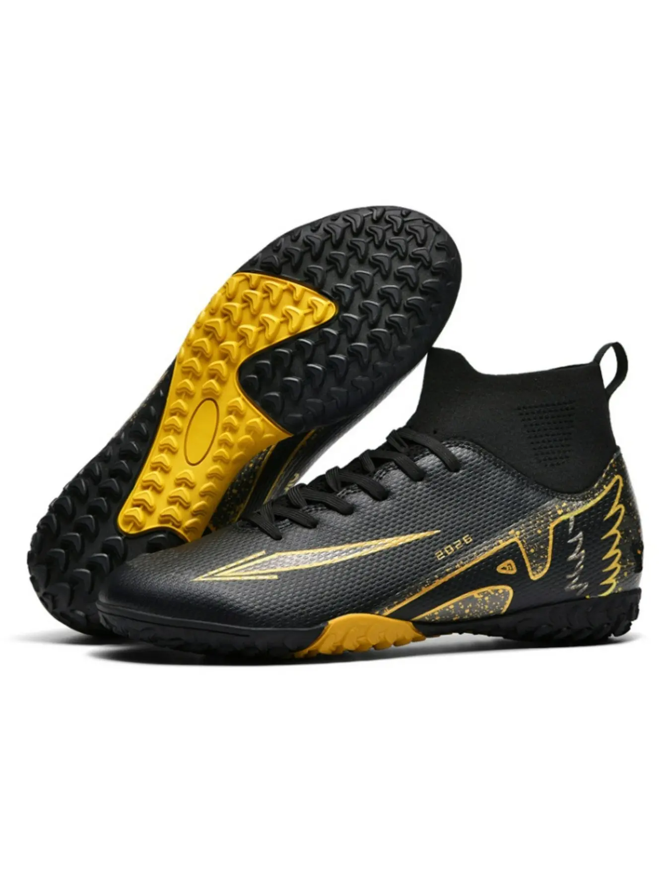 Unisex Football Shoes, Professional Artificial Grass Cleats, Indoor Outdoor Sports Shoes, Fashion TF Grass Shoes, Anti-Slip Durable Design
