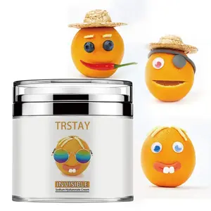 Trstay Moisturizing Cream with Witch Hazel Extract, Medicinal Mushroom Extract, Limonene, 5% Glycerin, Sodium Hyaluronate for Hydrated Skin