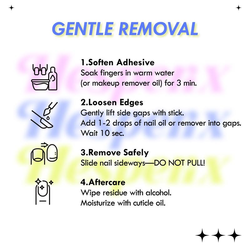 Hesperix Nails-Cat Eye Glitter Nailgems HANDMADE Square Shape REUSABLE Press-On Nails Salon Quality Acrylic Nail Art(10pcs Set)