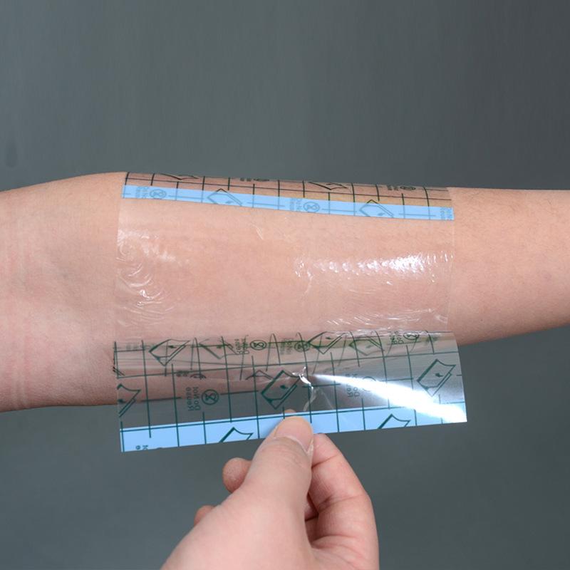 Disposable pu film waterproof sticker, wound waterproof swimming sticker scotch tape plaster fixing sticker blank three volt sticker