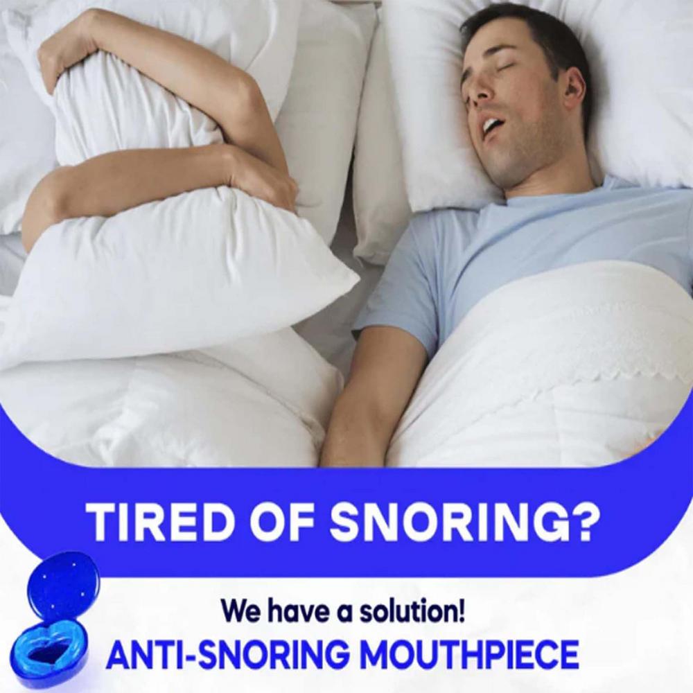 Anti Snoring Mouthpiece Reusable Snore Device Stopper Reduce Snoring Aid Snore Solution for Comfort & Easy Breathing