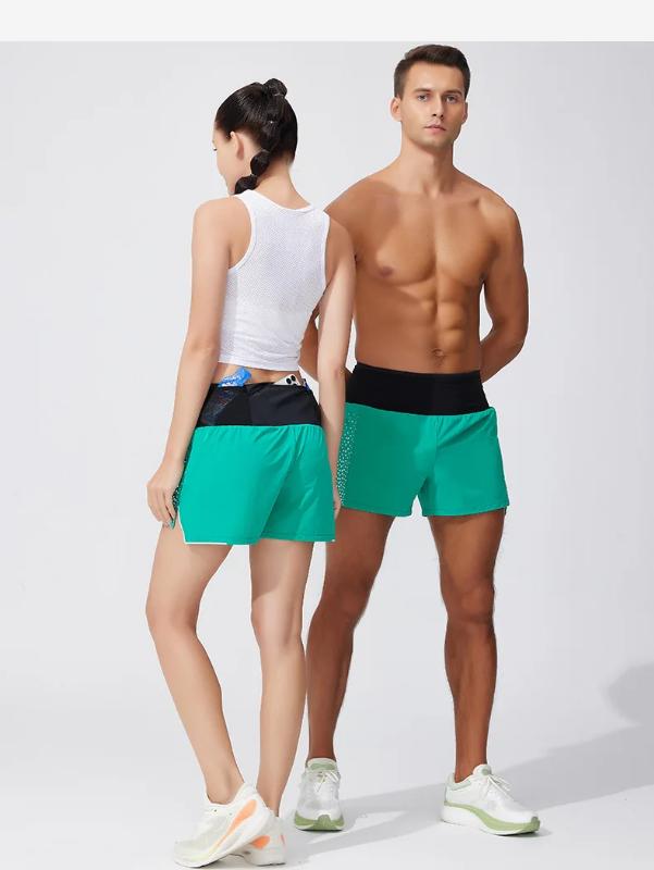 Kyn Apparel 2 in 1 Quick-Dry Running Shorts 3'' Marathon Athletic Training Shorts with Waist Pockets & Triangle Liner Shorts for Men Women