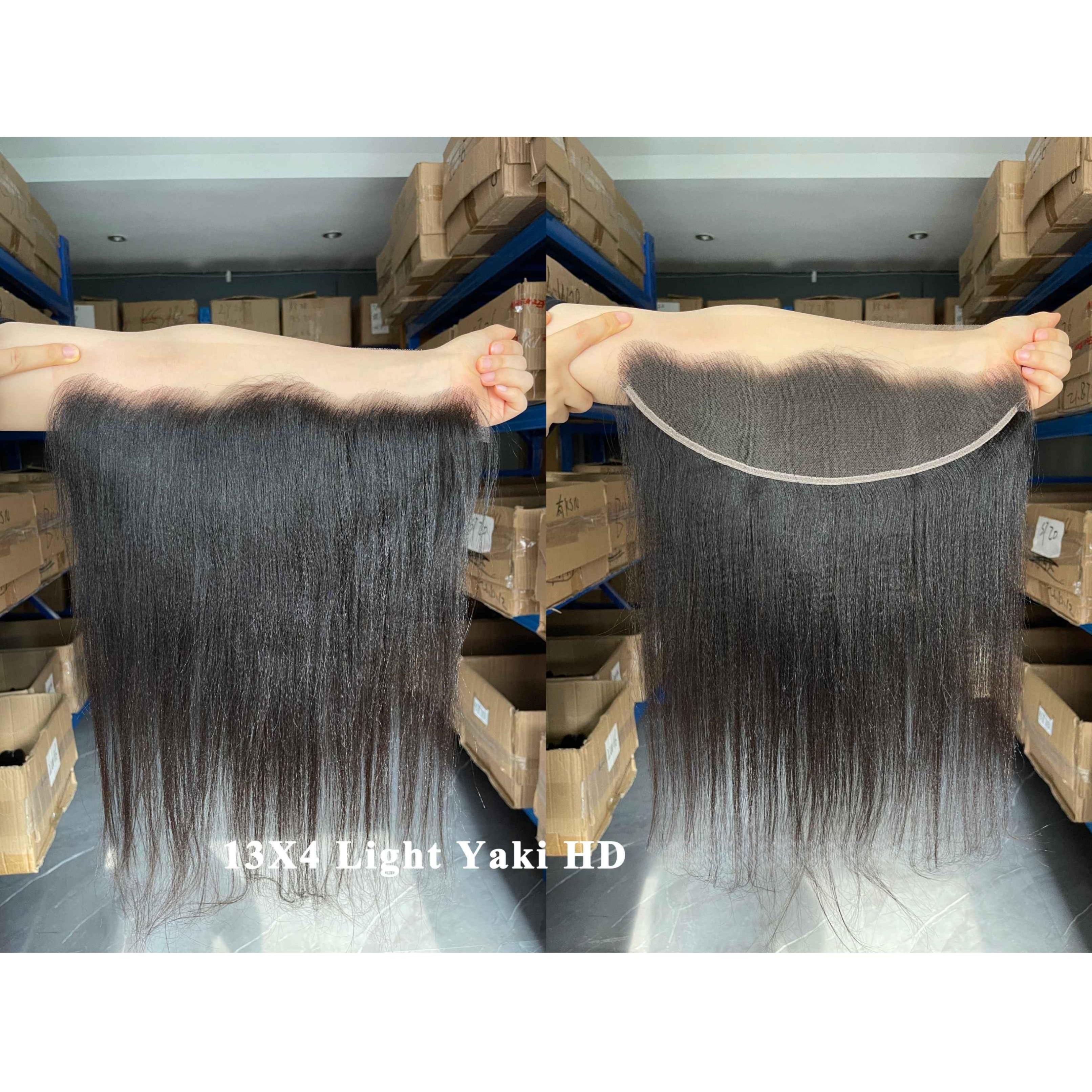 QWB Light Yaki Straight 3 Bundles Deal Brazilian Virgin Hair Last 3 Years (Can WandCurls or Straighten)