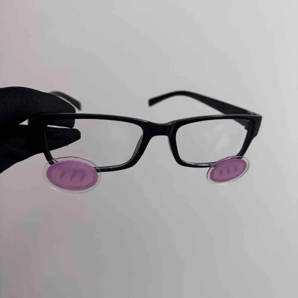 INS Powder Blusher Glasses Anime Cosplay Kawaii Eyewear Acrylic Transparent Fashion Retro Y2K Eyeglass Sunglasses Accessories