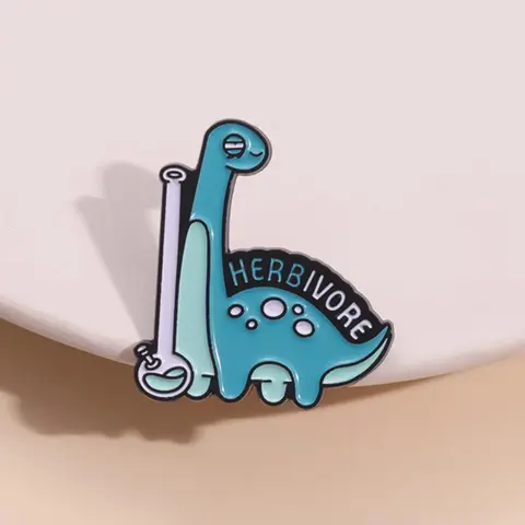Cute Cartoon Dinosaur Design Brooch Clip, Fashion Letter Sprint Brooch for Party, Daily Clothing Decor, Trendy All-match & Exquisite Brooch for Birthday Gift, Men Accessories, Alloy Brooch Pin