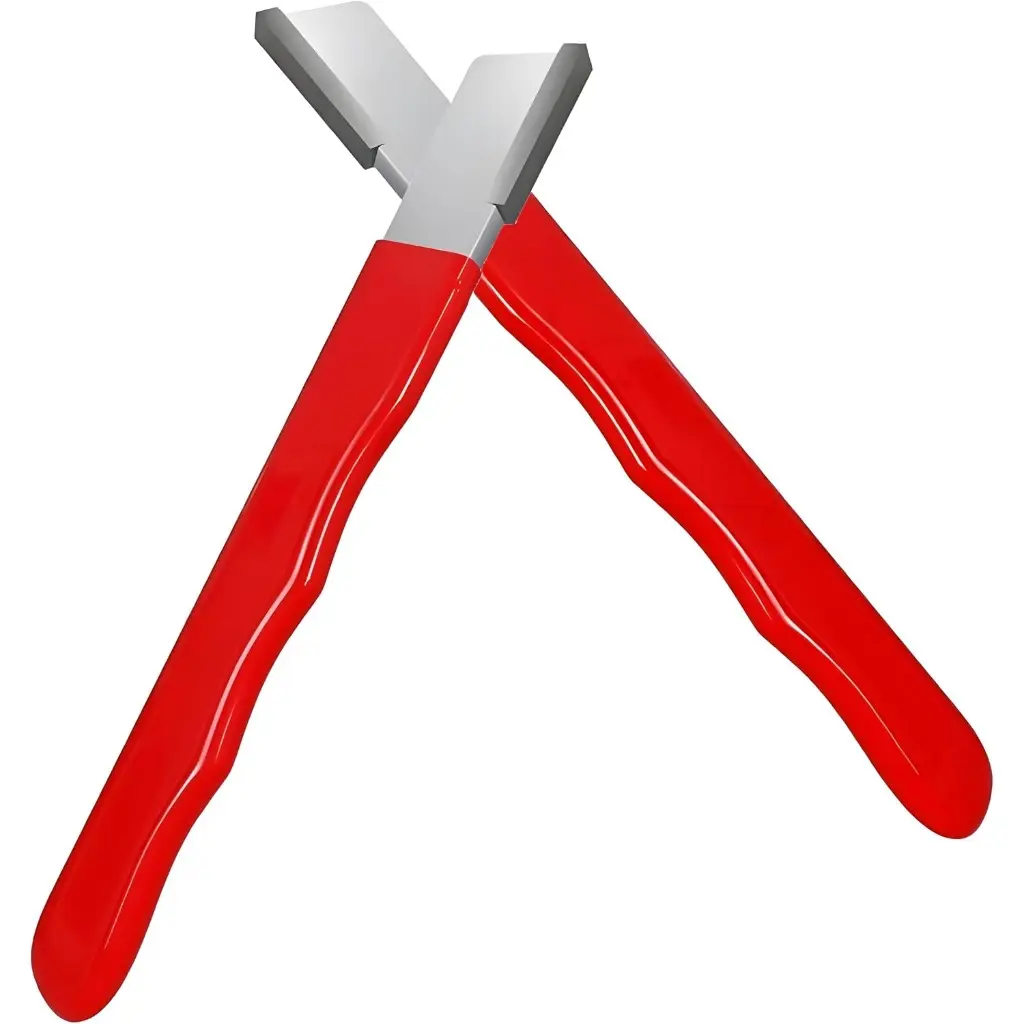 2 Pcs Garden Helper Portable Quick Sharpener – 5-Inch Multipurpose Pocket Tool to Quickly Sharpen Lawnmower Blades, Knives, Pruners, Loppers, Hedge Shears, Scissors, Axes, Hatchets & Machetes（ Red ）