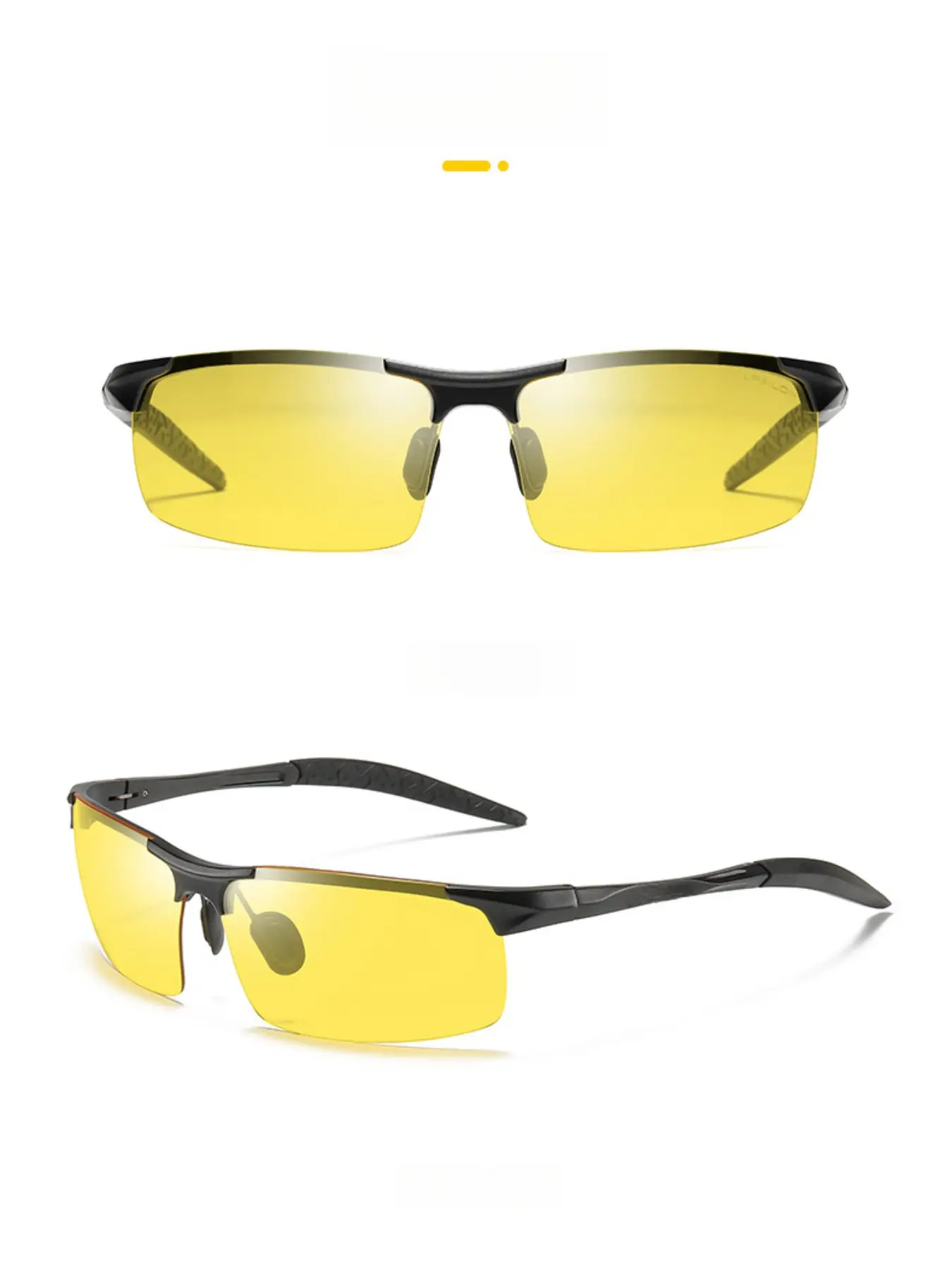 New Polarized Driving Sunglasses for Men, Night Vision Glasses, Outdoor Use, Light-Enhancing Color-Changing Eyewear 8177