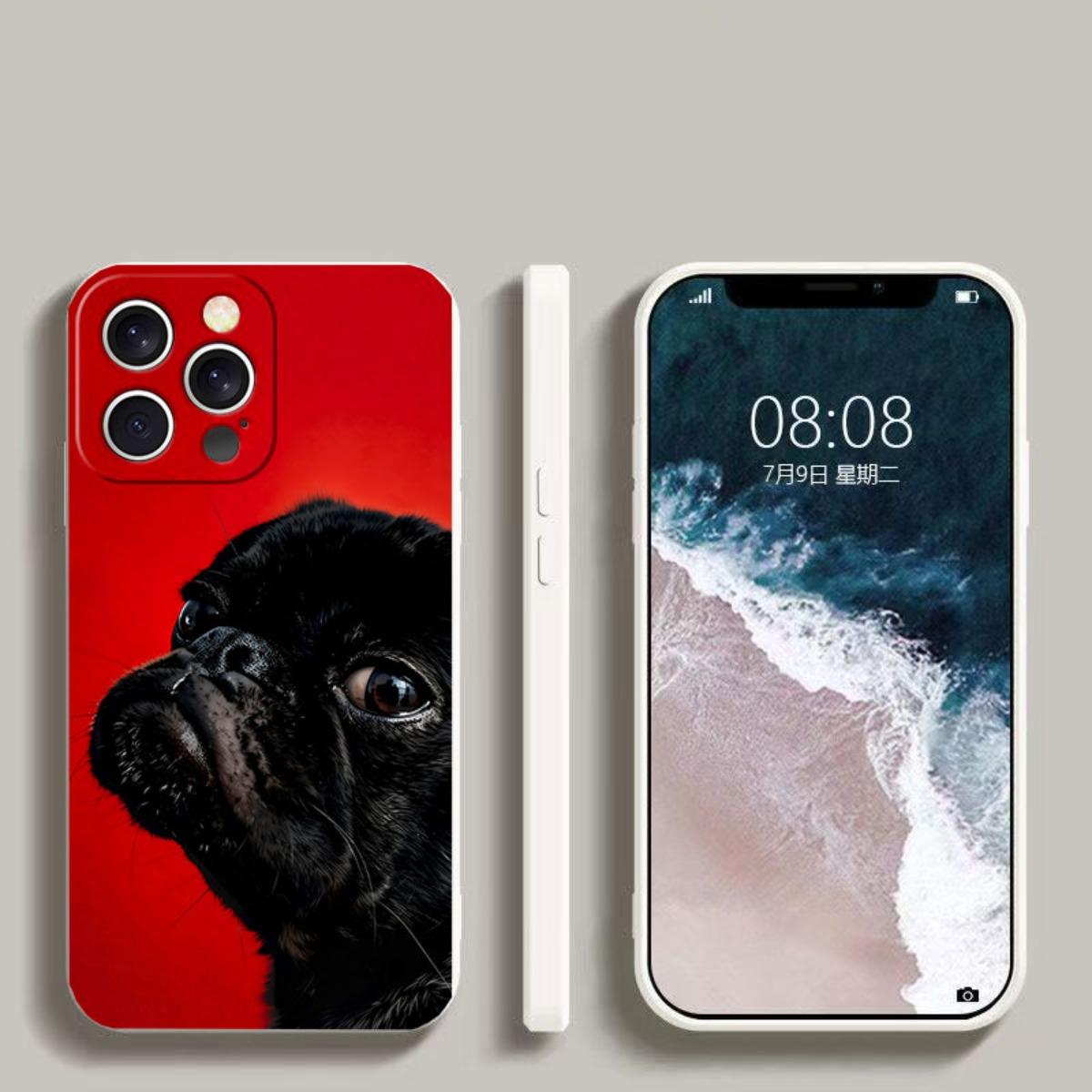 Phone case: Shockproof and anti-fall protective cover, a birthday gift suitable for both men and women, compatible with iPhone 17 Pro/16 Pro Max/15 Plus/14/13/12/11/XS/X/7/8 Plus, printed liquid-like phone case