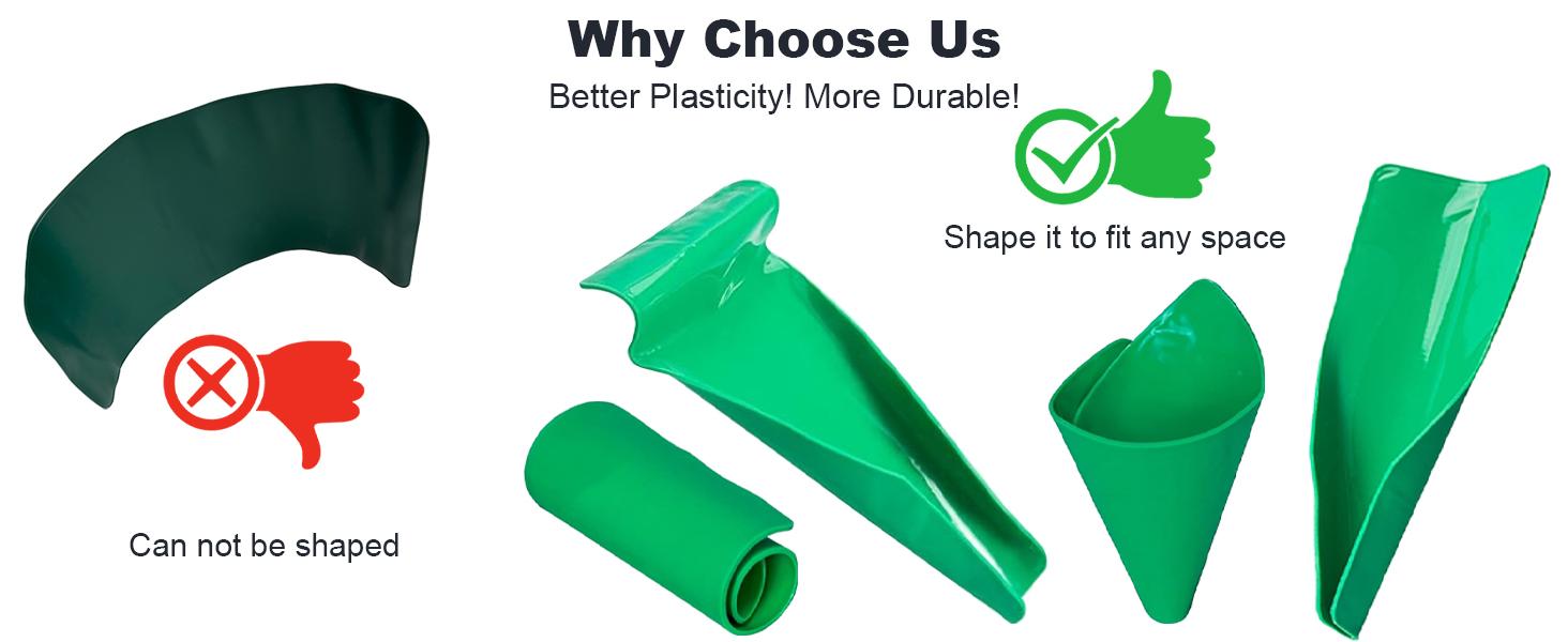Flexible Funnel, Multi-Purpose Form a Funnel Flexible Draining Tool, Oil Drain Change Flex Foldable Filter Funnels for Automotive Use, Bendable Moldable for Various Applications