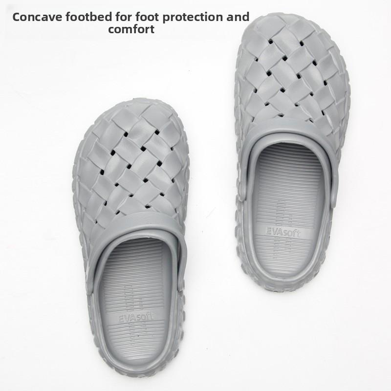 Unisex Woven Clogs for Women, Summer New Super Soft Indoor Outdoor Slippers, Fashion Casual Versatile Couple Garden Shoes arch support clog comfortable mule Unisex Woven Clogs for Women, Summer New Super Soft Indoor Outdoor Slippers, Fashion Casual Versatile Couple Garden Shoes arch support clog comfortable mule