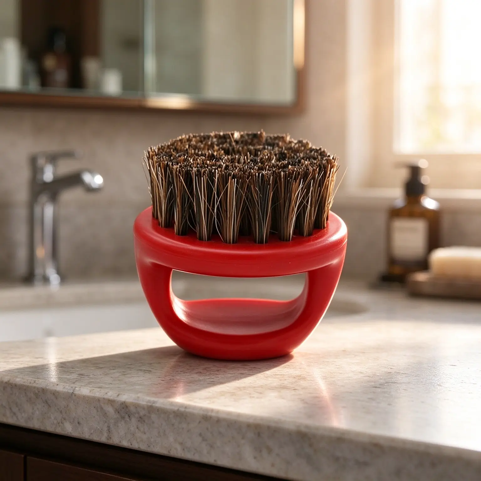 Hair Brush, Soft Bristle Hair Comb Tool for Styling and Cleaning, Heatless Styling Tool for Men and Women, Hair Styling Combs, Soft Bristles Brush, Haircare Brush, Hair Grooming Brush, Hairbrush