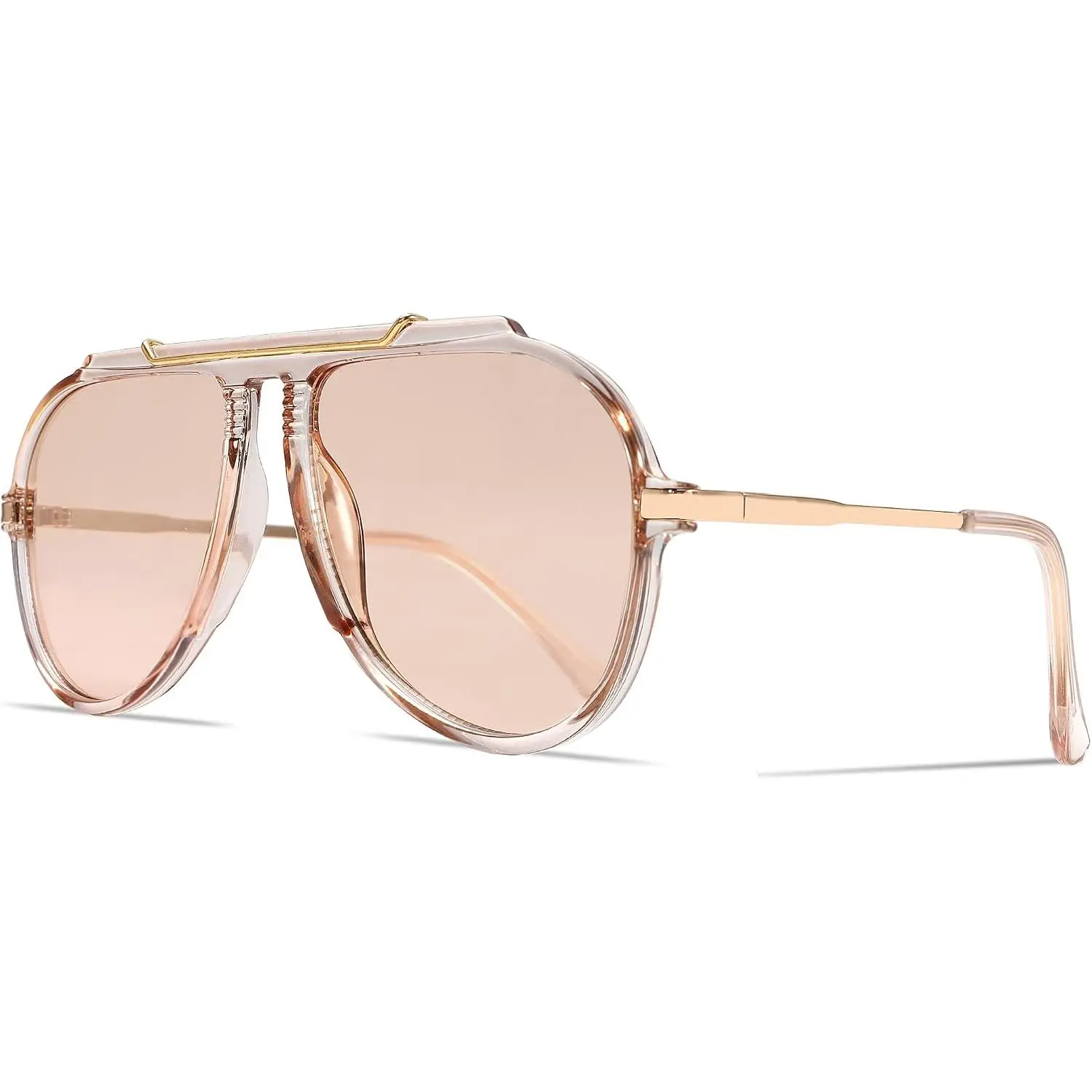 Aviator Sunglasses for Women Men 2026 70s Retro  Metal Sun Glasses  Free Square Aviators