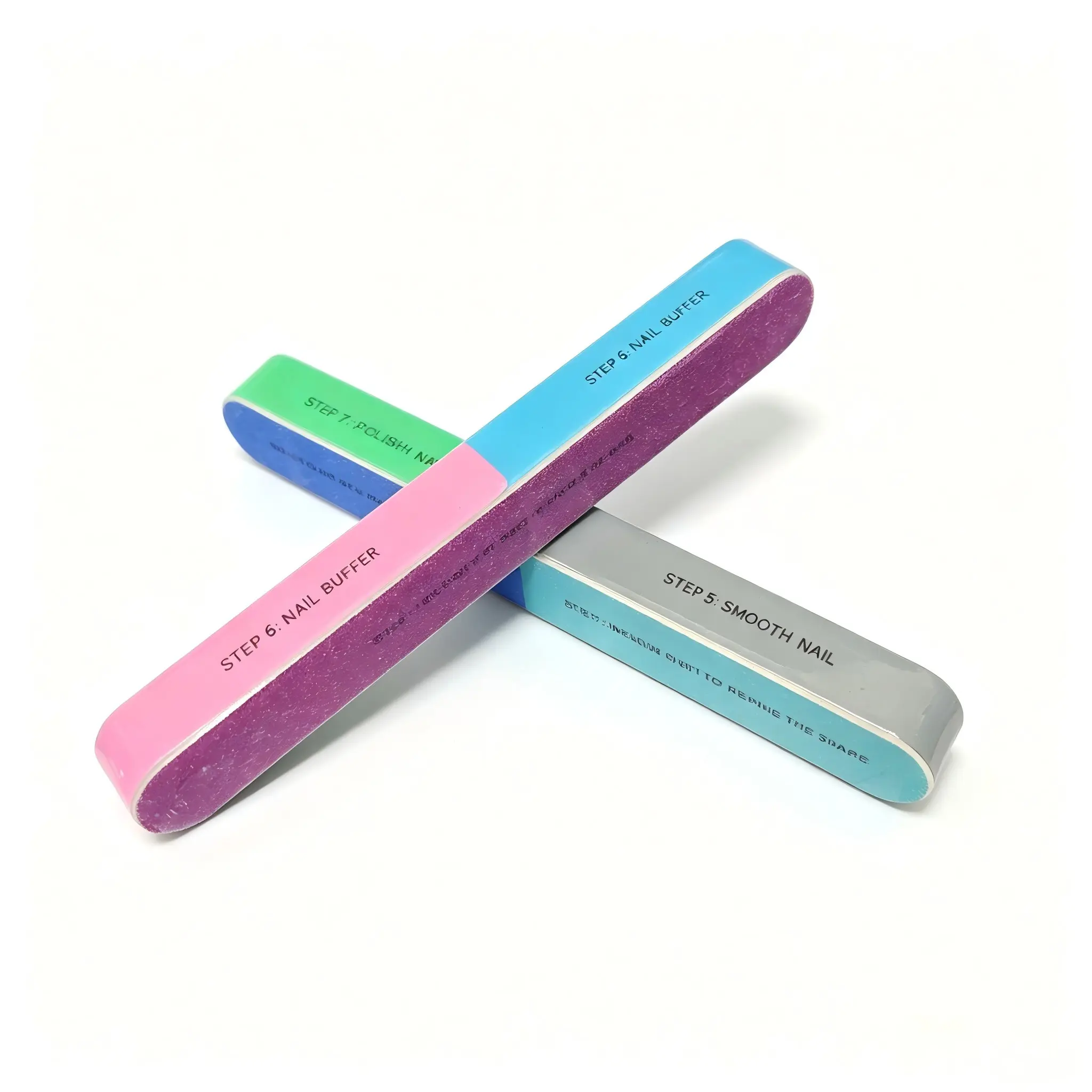 7-Color Multi-Sided Nail Polish Buffer, Home Use Nail File, DIY Manicure, Coarse and Fine Grit, Professional Nail Care Tool, Ideal for Beginners