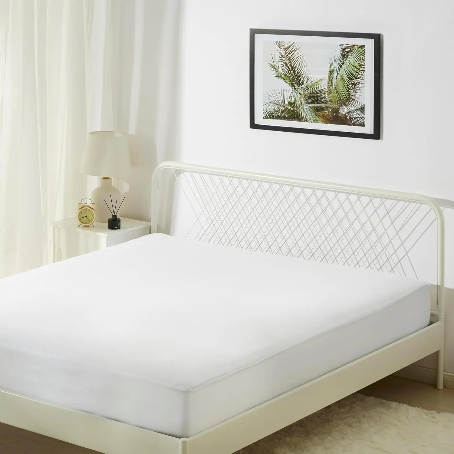 Queen Size Zippered Mattress Encasement - Waterproof, Bed Protection Mattress Protector