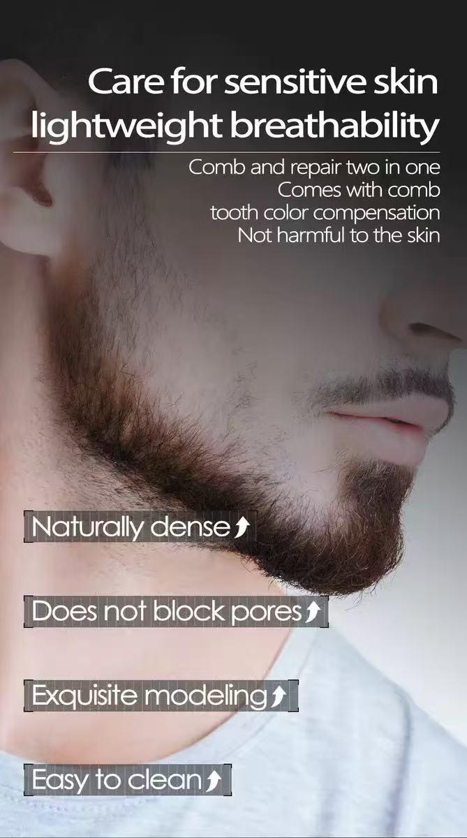 Beard Dye Stick for Men – Fast Touch-Up, Mess-Free, Easy to Apply Hair & Beard Color with Moisturizing Formula| Extra Strength Men’s Cream for Neuropathy Relief & Skin Care