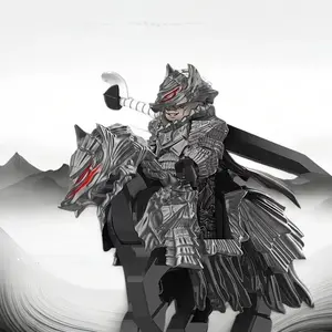 2026 hot item Guts Building Blocks Berserk‌ Figures Toy Wolf Mount Minifigures