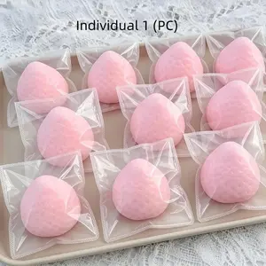 2pcs Big Taba Squishies Strawberry Toys, Squishy Fidget Toys Set, Kawaii Taba Squishies for Party Favors, Christmas Gifts, Office Leisure
