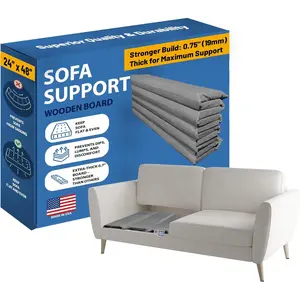 , Duty Couch Board, 24" x 48" Thick Wood Base to Fix Saggins, Reinforced Cushion Panel for Sofas, Chairs & Loveseats, Furniture Seat Saver, Easy Installation