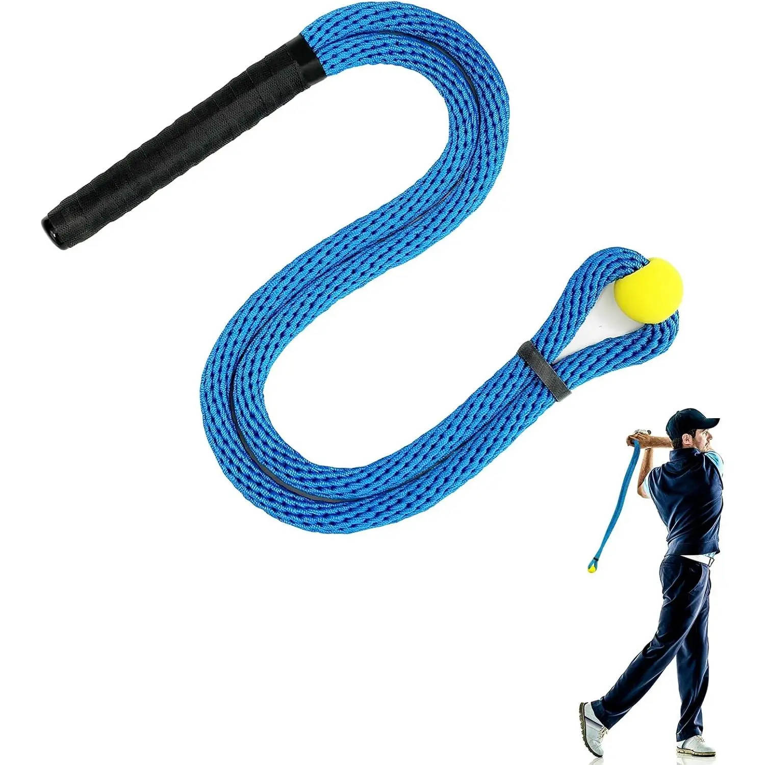 Golf Rope Swing Trainer, Professional Golf Swing Rope  Aid to Improve Speed, Tempo, Rhythm, Flexibility and Strength, Golf Warm-Up Practice Equipment for Golfers of  Levels