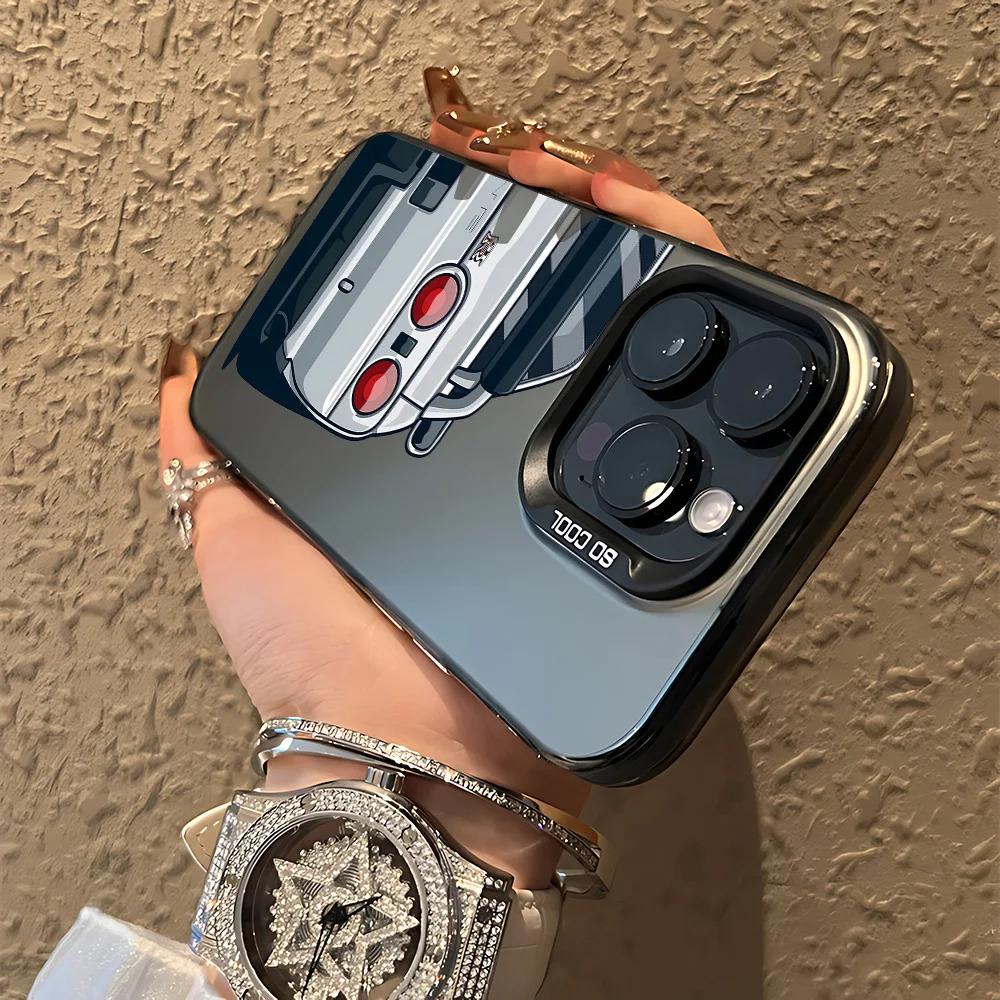 Cool JDM Sports Car Phone Case For iPhone 17 16e 16 15 14 13 12 11 mini Pro Max X XR 8 7 Air Plus Anti Fall Matte Back Cover