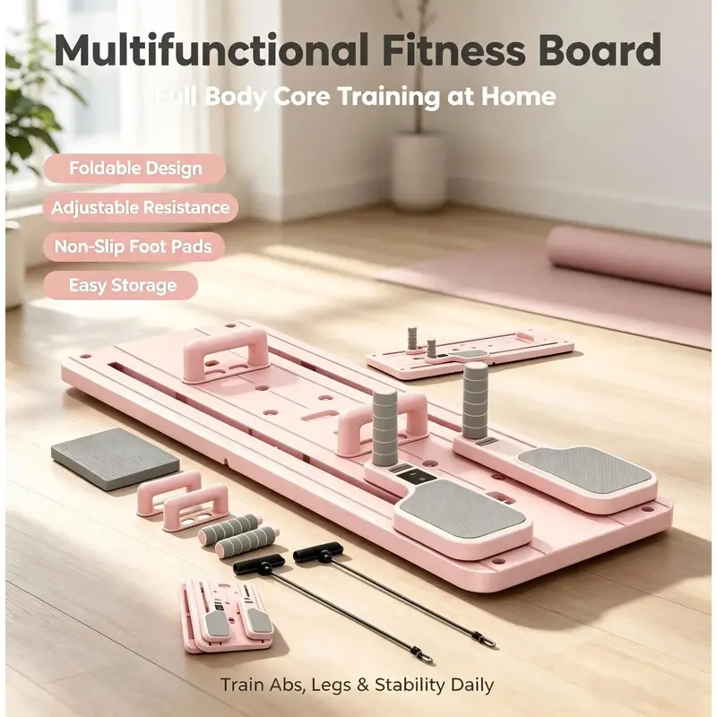 Pafal Pilates Board, Multifunctional Abdominal Board, Ab Core Trainer, Ab Trainer Machine, Ab Board, Exercise Board, Abs Workout Equipment, Core Workout Equipment