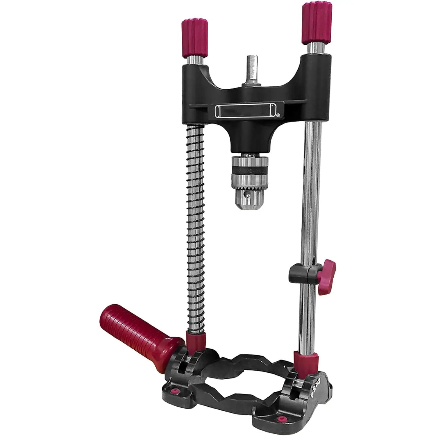 Portable Drillling Guide – Precision Drilling Jig Attachment for Drilling Angled or Straight Holes, Adjustable Drill Guide Attachment, Portable Drill Press with 3/8" Chuck