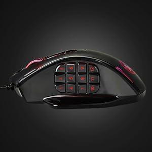 Redragon M908 RGB LED Wired Gaming Mouse, 18 Programmable Mouse Buttons