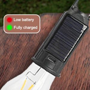 Solar Tent Lights USB Rechargeable Led Camping Lantern ,Outdoor Hanging Light Bulbs with Clip Hook for Camping,Decorations, Emergency,Flashlight