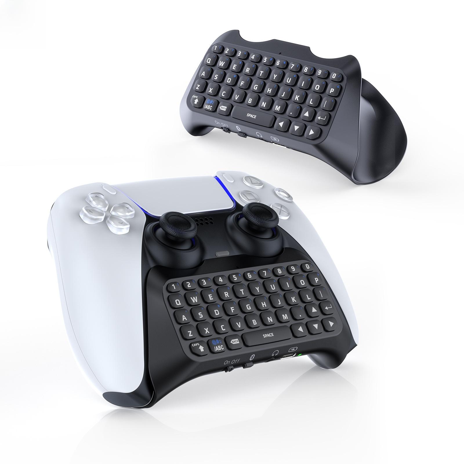 🎙️ PS5 Controller Wireless Keyboard |   Built-in Speaker for Voice Chat - Gamer Must-Have ✅ PS5 Wireless Controller Keyboard with Speaker |   Lag-Free Voice Chat - Essential Accessory