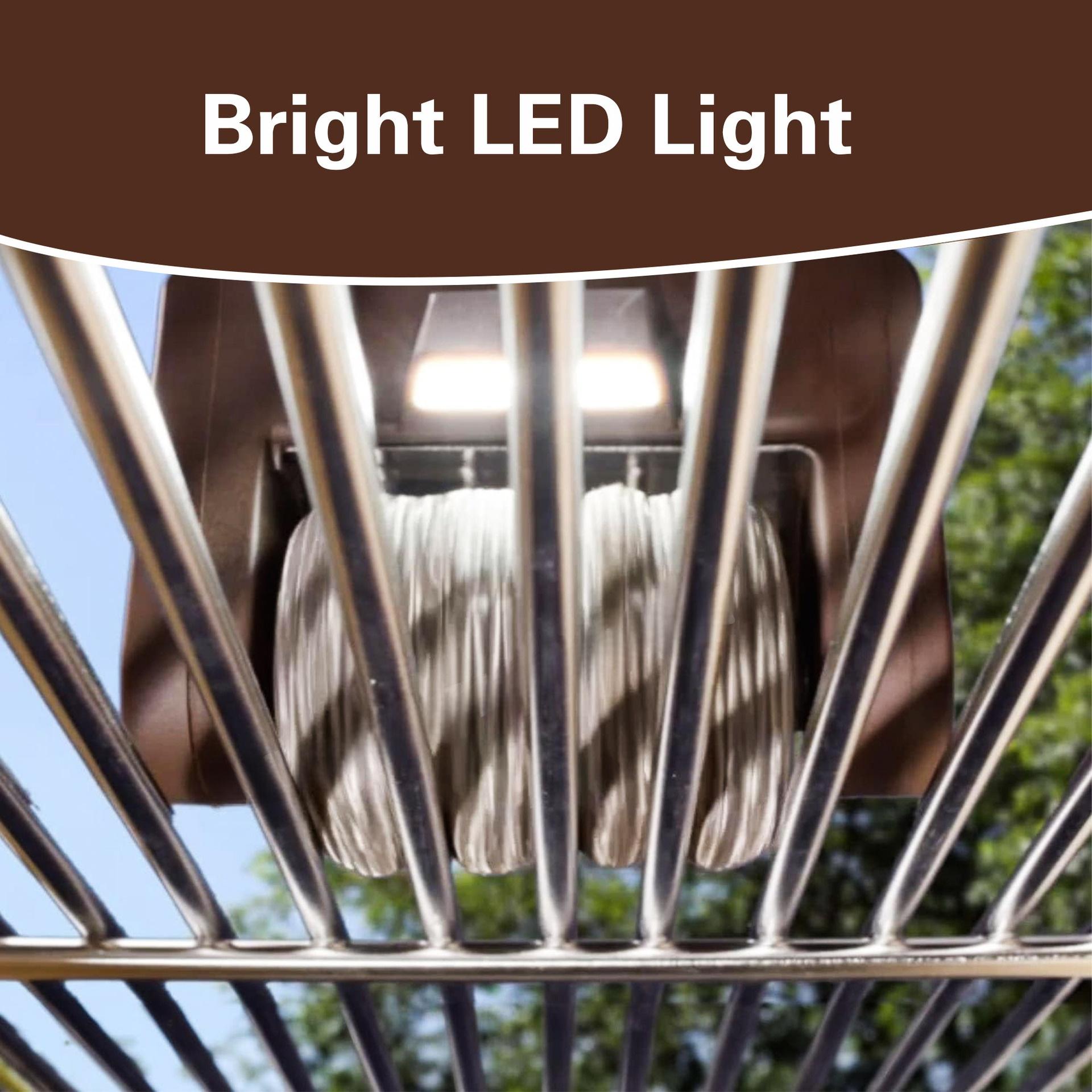 Outdoor Barbecue Grill Special Barbecue Brush with Led Lighting, Electric Cleaning Brush, Stainless Steel Roller, Anti-Scalding, Wholesale Cordless High-Torque Impact Drill