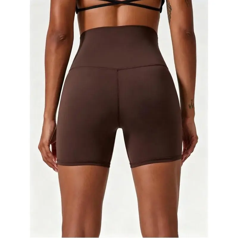 Butt Lift Waist Yoga Shorts Women Non See Through Soft Workout Short Pants Running Cycling Gym Training Athletic Leggings,back,pocket,,,footy