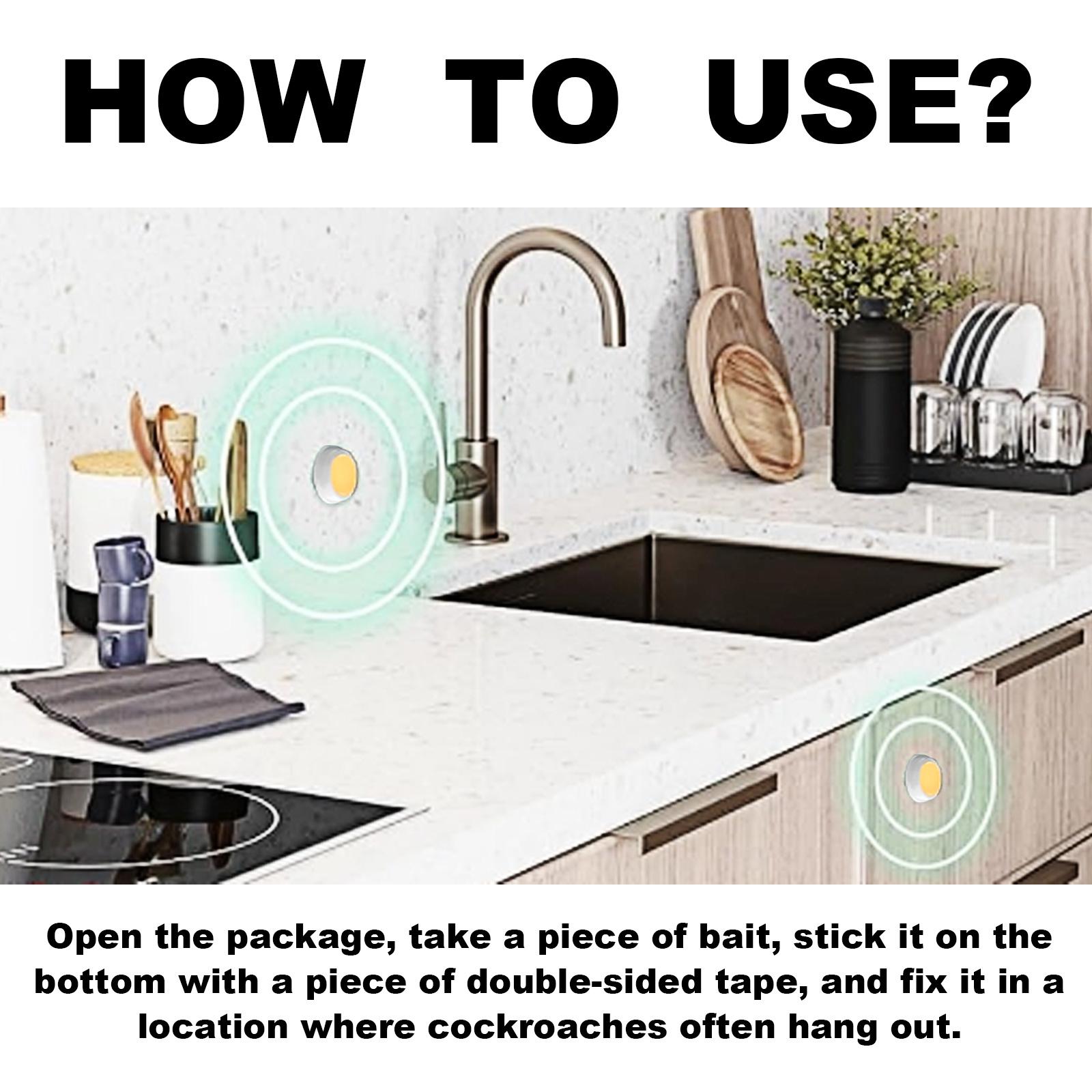 Cockroach bait station, insect repellent, cockroach bait for kitchen and home, cockroach extermination cleaner Cockroach bait station, insect repellent, cockroach bait for kitchen and home, cockroach extermination cleaner