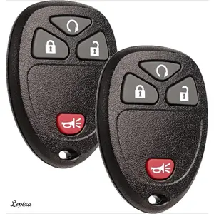 Lopixa Keyless Entry Remote Control Key Fob Replacement Fits Chevy Silverado Avalanche Equinox Express Traverse GMC Yukon Sierra 1500 2500 3500 HD Acadia 2007 2008 2009 2010 2011 2012 2013 OUC60270