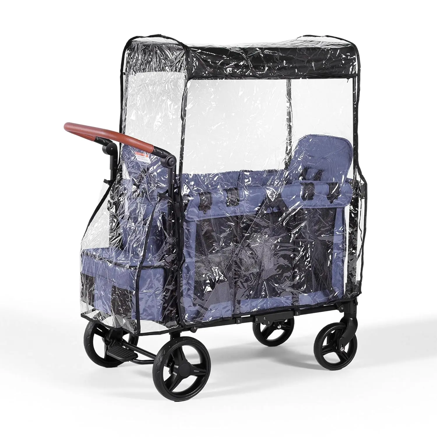 Raincover for W2 Stroller Wagon, Compatible with WONDERFOLD W2, Waterproof, Windproof, Protect from Dust and Snow