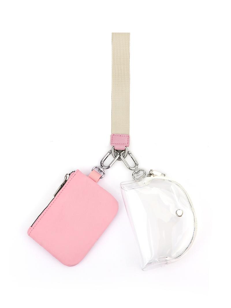 Women's Minimalist Multifunctional Colorblock Small Wrist Wallet, Casual Trendy Versatile High-quality Coin Purse, Fashionable Wallet for Daily Use Wallet Wristlet