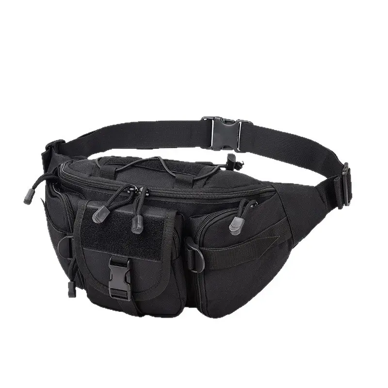 Tactical Outdoor Waist Pack for Men, Water-Resistant 600D Oxford Convertible Sling Bag with Multiple Pockets for Hiking & Hunting, Sturdy