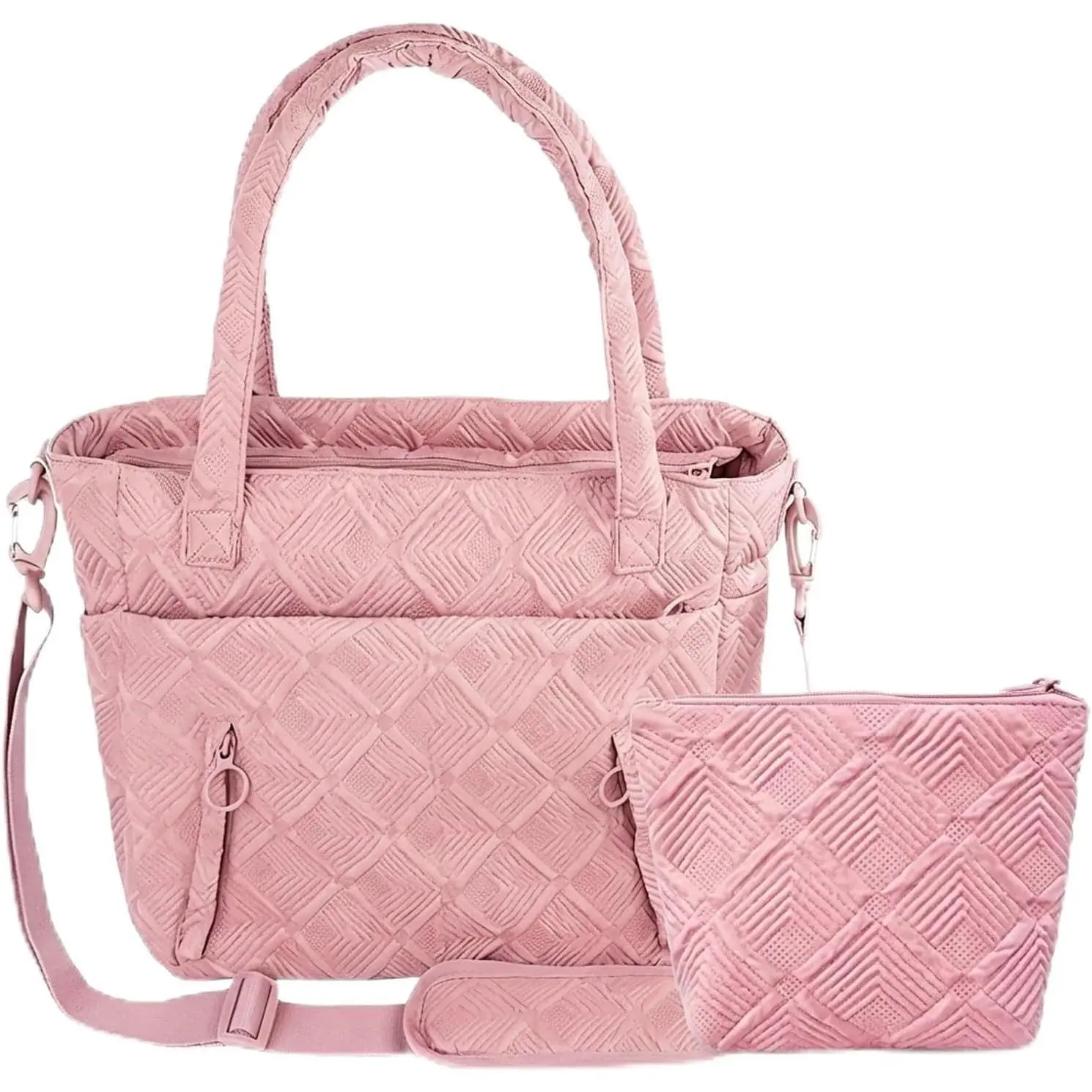 Tote Bag for Women, Lightweight  Work Bag with Laptop Compartment & Bonus Pouch, 20L  Bag for Travel
