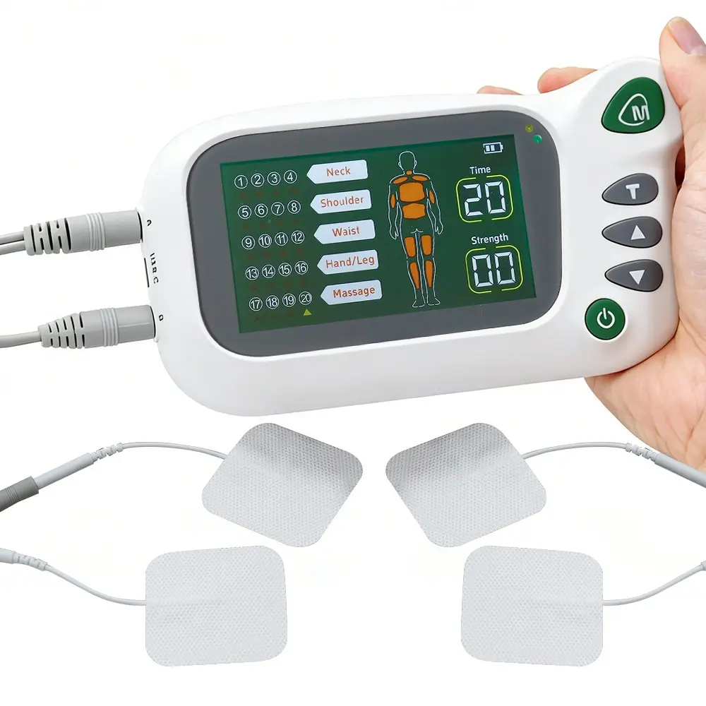 Home Use Body Relaxation Massager, Electric Pulse EMS Muscle Stimulator, TENS Electrotherapy Device, Pain Relief Physiotherapy Device, Acupuncture Slimming Machine
