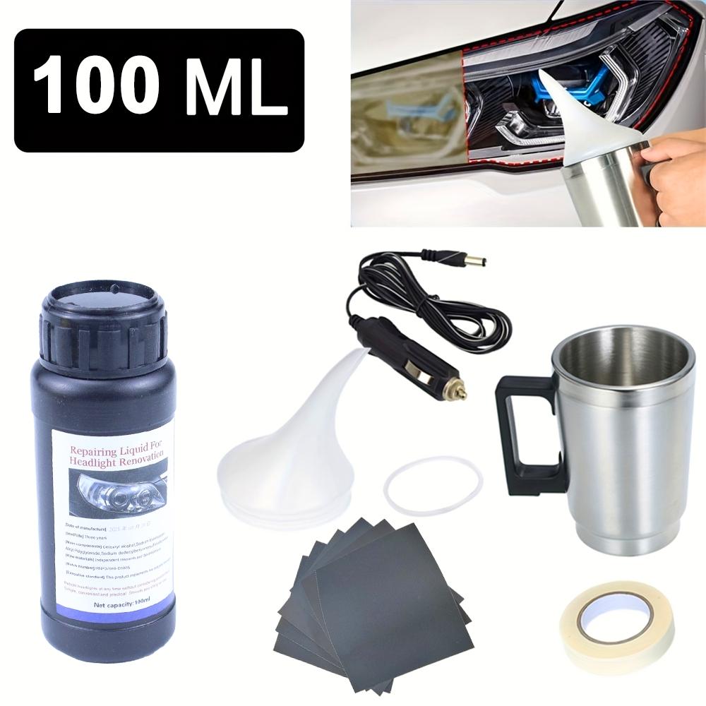 Automotive Headlight Refurbishment Tool Set, Atomizing Cup Non Polishing Scratch Coating Liquid Headlight Repair Liquid, Suitable for Automotive Headlight Automotive Headlight Refurbishment Tool Set, Atomizing Cup Non Polishing Scratch Coating Liquid Headlight Repair Liquid, Suitable for Automotive Headlight