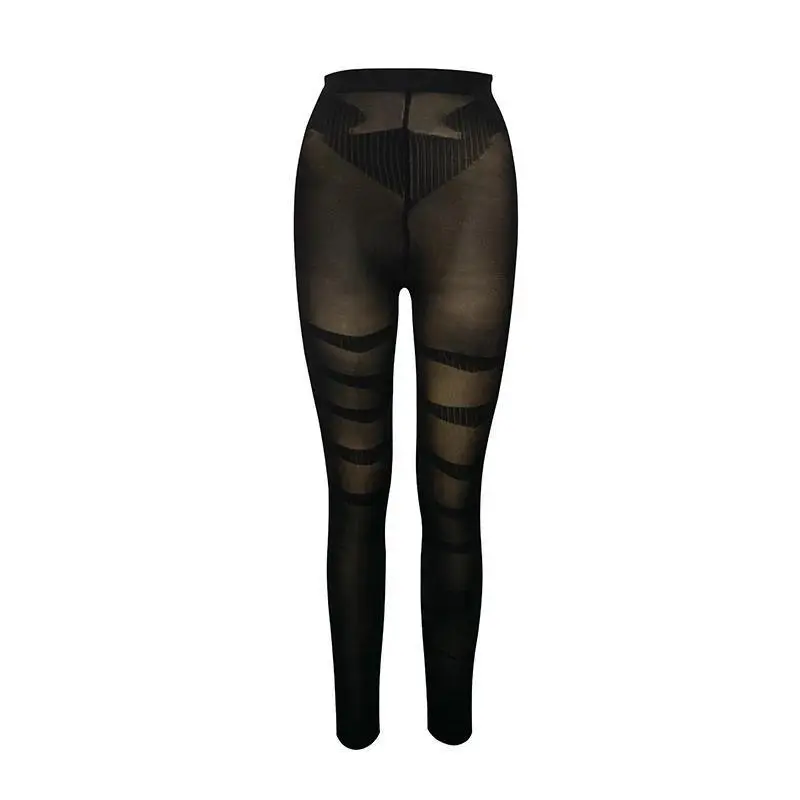 Seam-free Shapewear Sheer Compression High Waisted Leggings Tummy Control Butt Lifter Skinny Pants Body Shaper Underwear