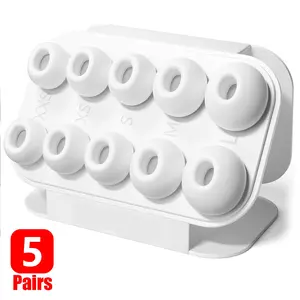 Replacement Ear Tips for AirPods Pro 3, Silicone Ear Plugs, Enhanced Noise Isolation, Superior Sound Quality, 5 Sizes  (XXS/XS/S/M/L)