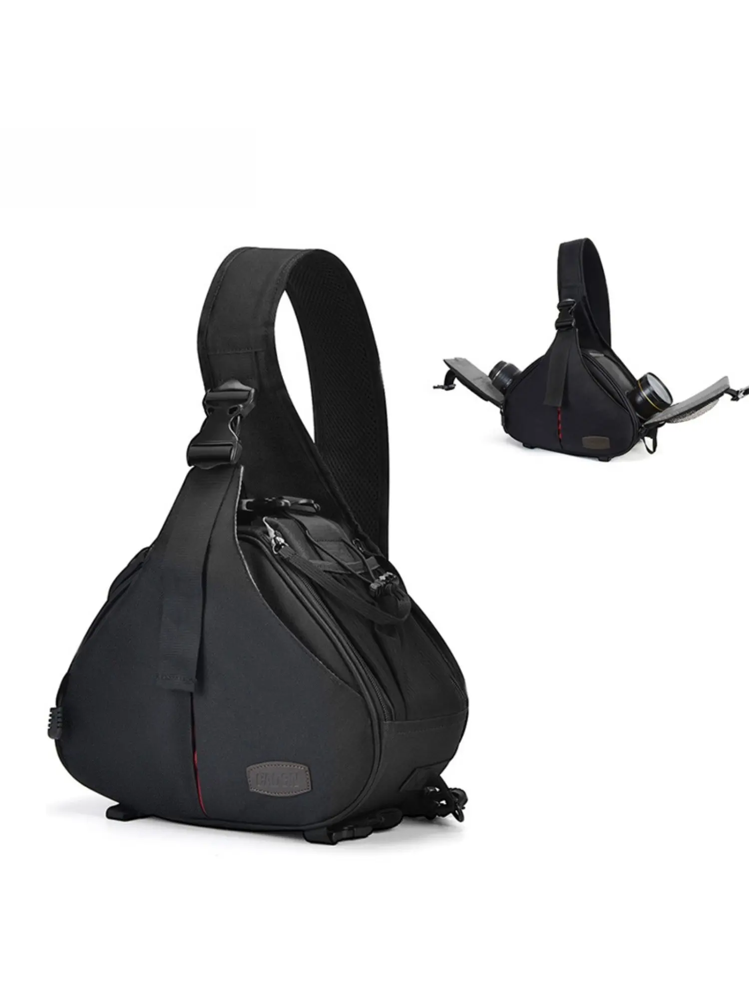 Multifunctional Camera Backpack, Shockproof Sling Camera Bag with Tripod Holder and Quick Access Pocket