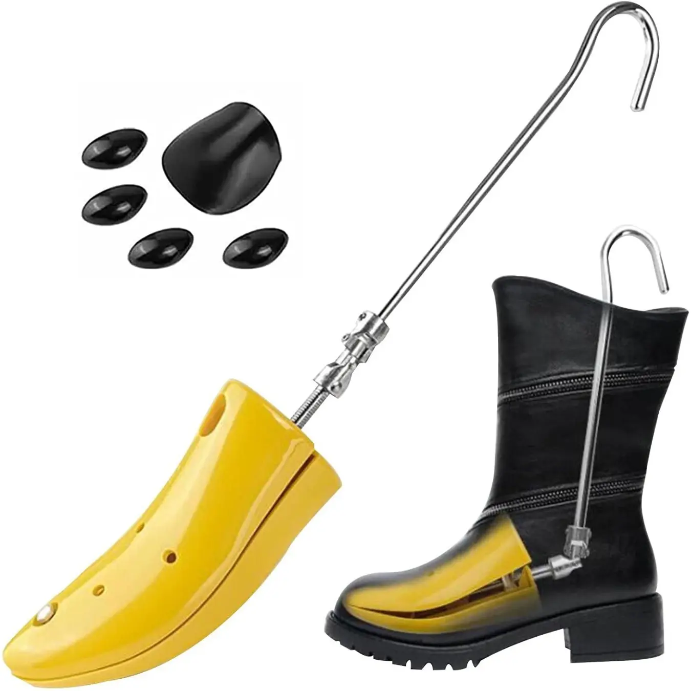 1 Piece  Adjustable Shoe Instep Stretcher, High Vamp Shoe Support Shoe Tree for Men & Women, Shoe Widening Expander for High-top Flats and High Heels, Footwear Shaping Tool for Raising Instep,