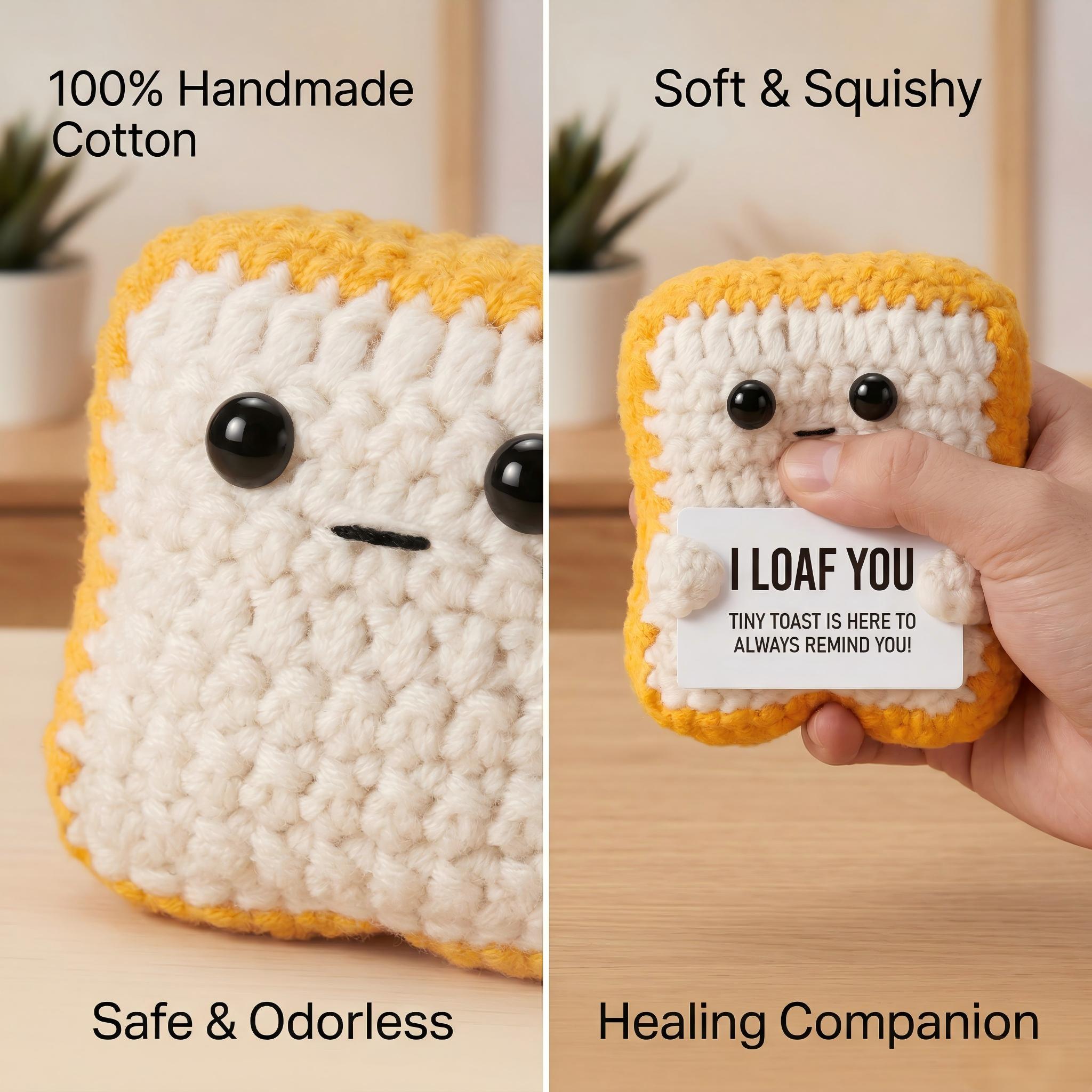 Cute Handcrafted Crochet Stuffed Mini Doll Premium Cotton Yarn Skin-Safe Durable Dense Stitches Not Easy to Break Multi-Use as Ornament Keychain Bag Hanging Decor Sweet Gift for Birthday Christmas Graduation Baby Shower Anniversary Family Friends